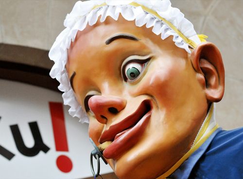 El Mocós, uno de los gigantes del carnaval de Solsona.