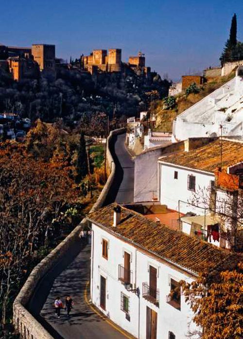 La Alhambra, vista desde el Sacromonte.