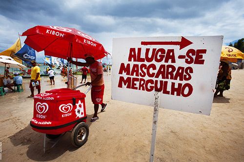 Porto Galinhas, una popular playa al sur de Recife.