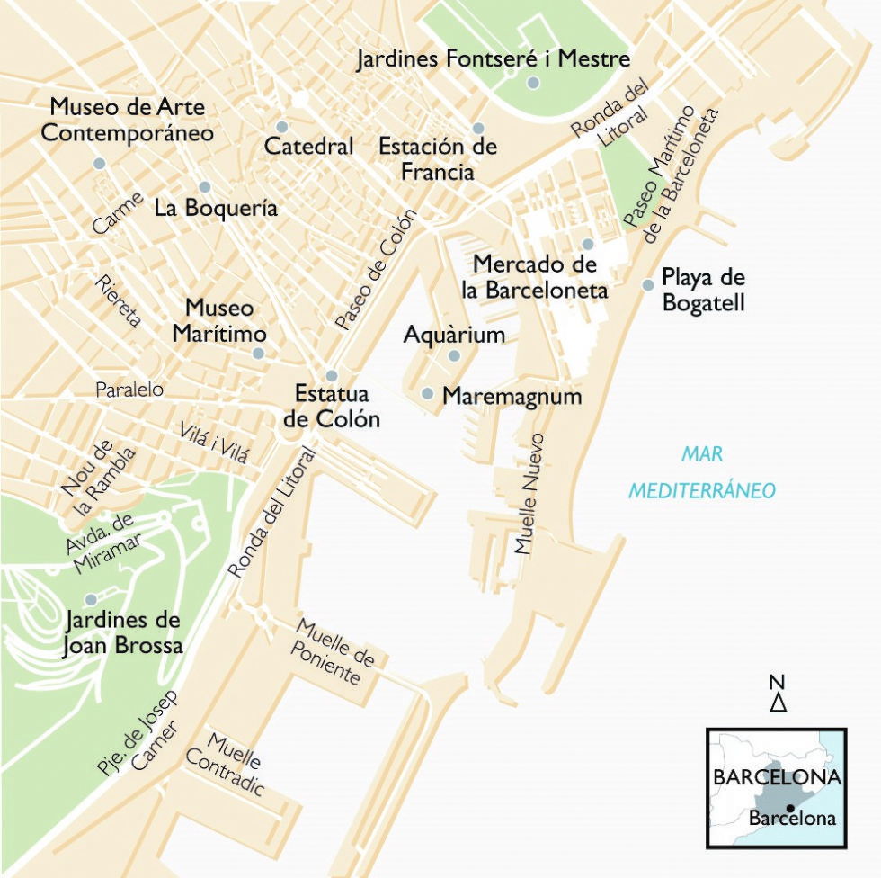 Mapa de la zona